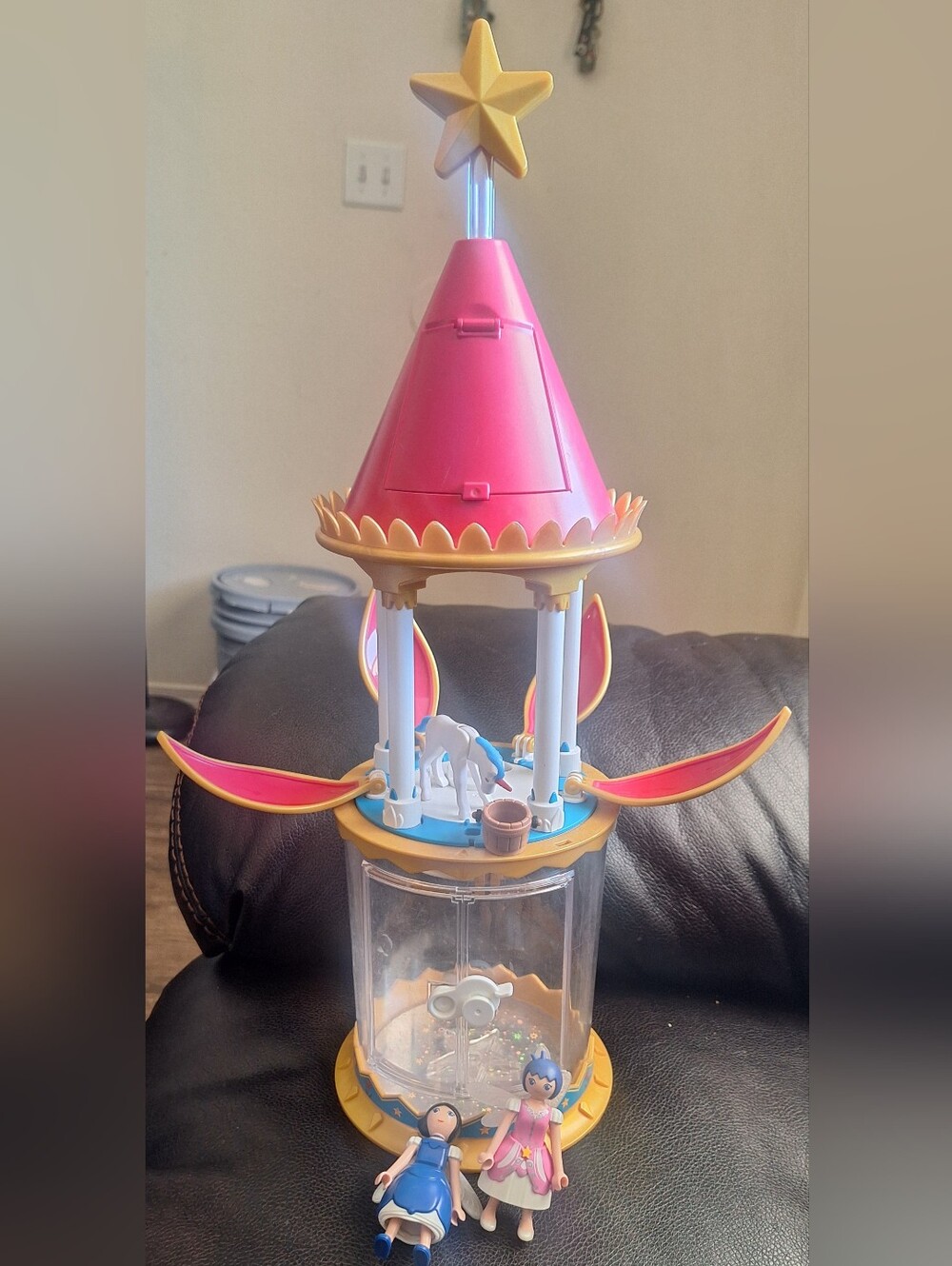 Magical Pink Star Carousel Playset for Imaginative Play